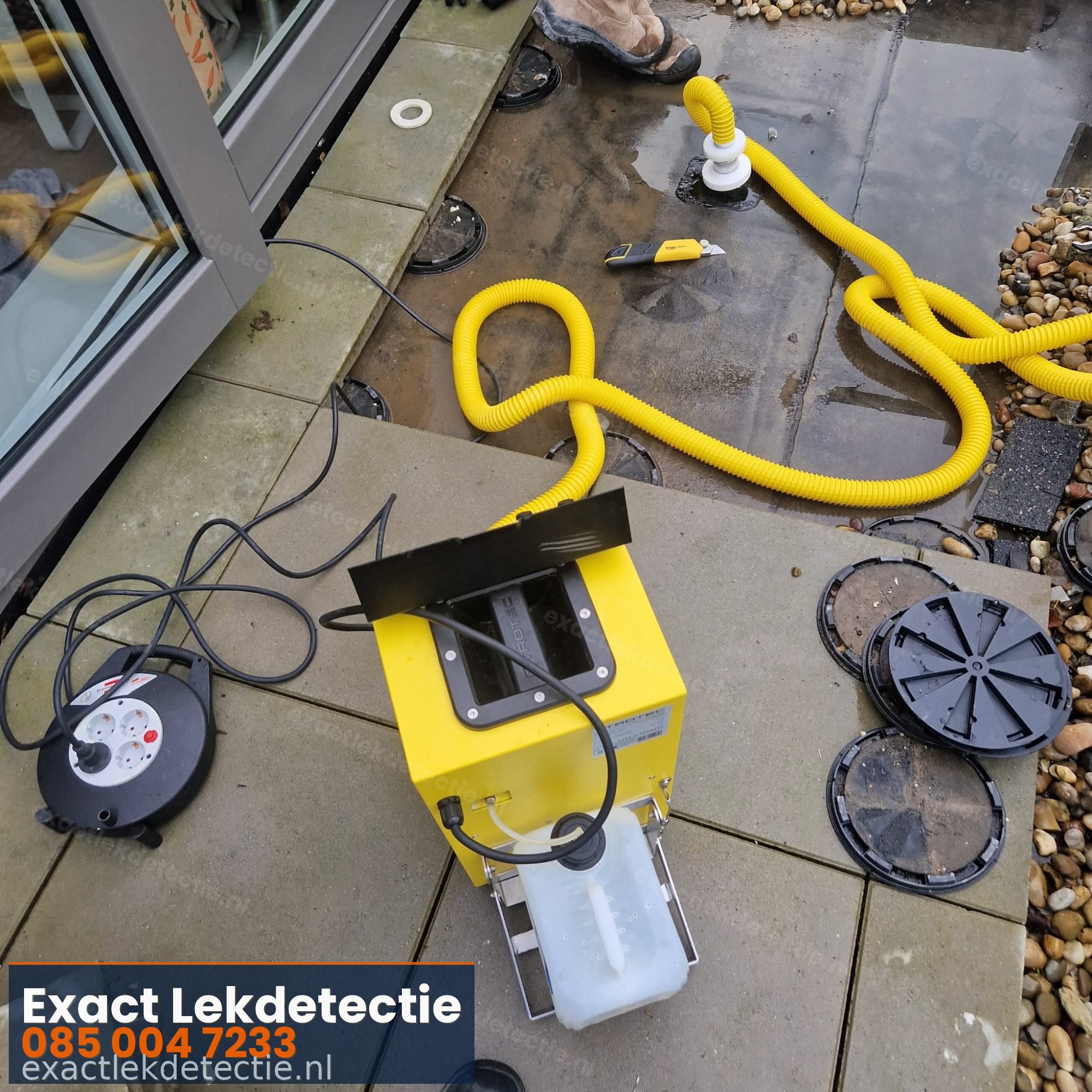 Trotec rookgenerator voor lekdetectie daklekkage — Exact Lekdetectie